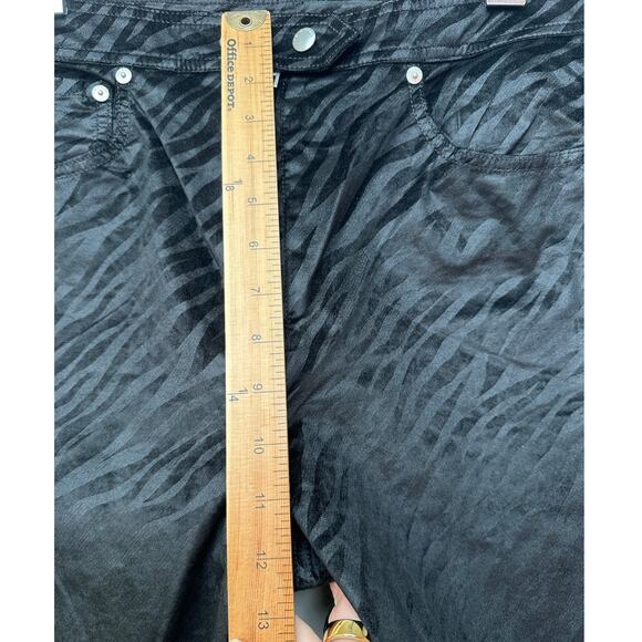 NWT Rag & Bone Nina High-Rise Ankle Skinny Pants Black Zebra 32 - Picture 13 of 14